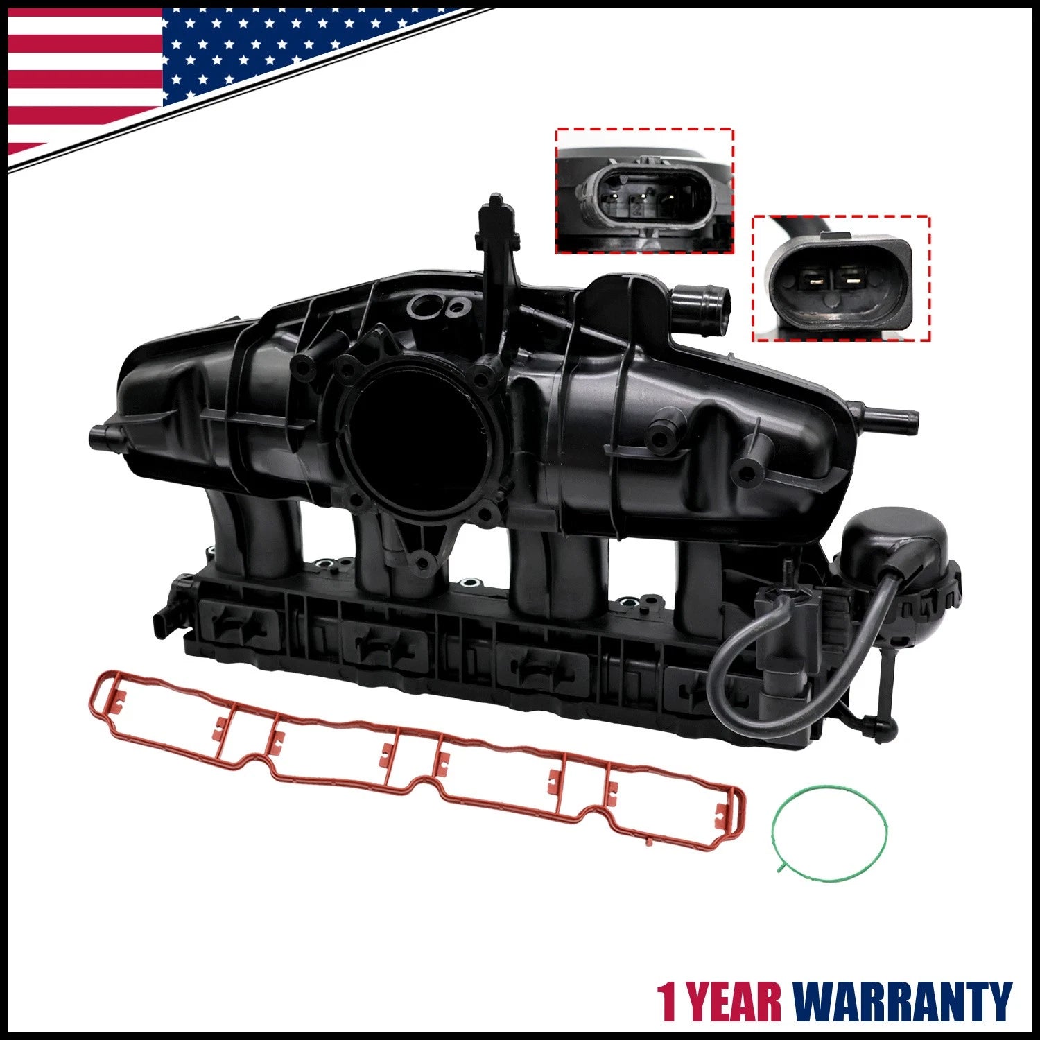 Intake Manifold for VW GTI Jetta Passat CC EOS Tiguan Beetle Audi A3 TT (2006–2019)