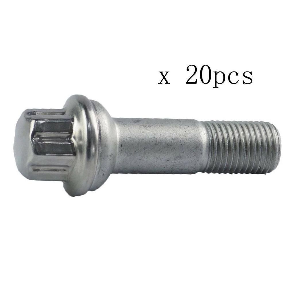 20PC Stainless Steel Wheel Lug Bolts for Mercedes W164 W166 X204 W221 C216