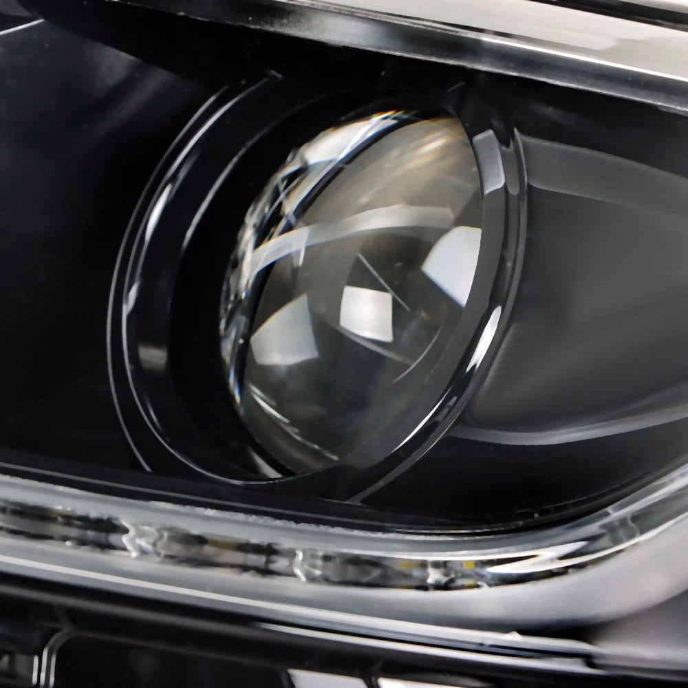 LED Headlight with DRL for Chevy Cruze (2016–2019) LH/Driver Side Black
