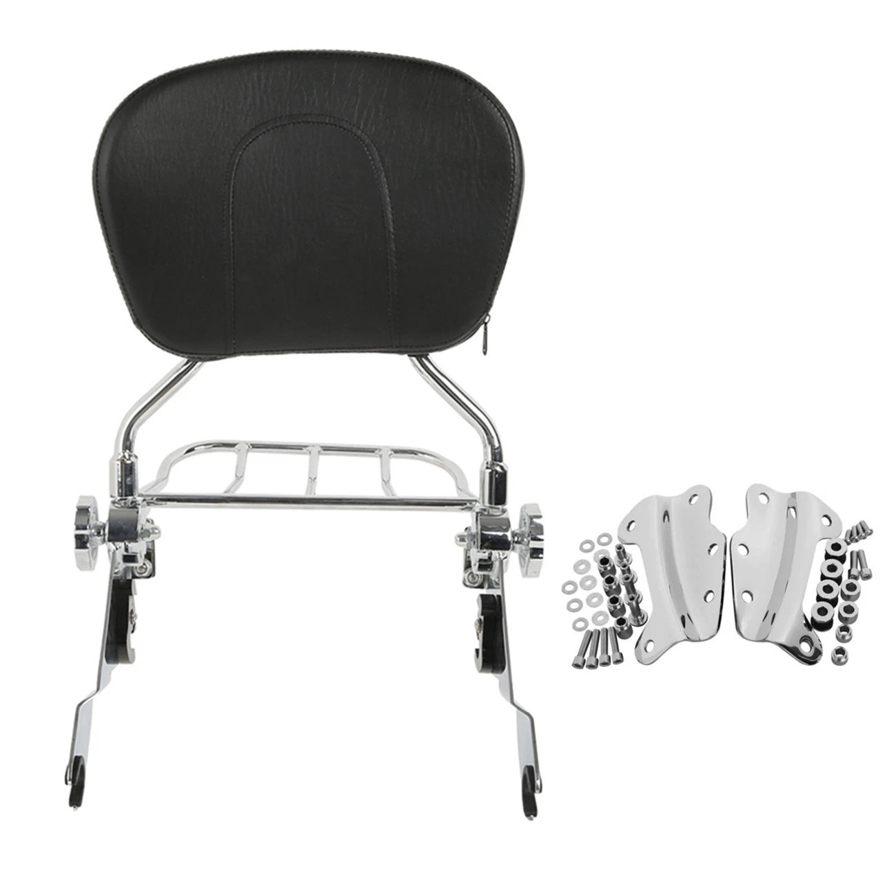 Backrest Sissy Bar & Docking Hardware Kit for Harley Touring Road Glide (2009–2013)