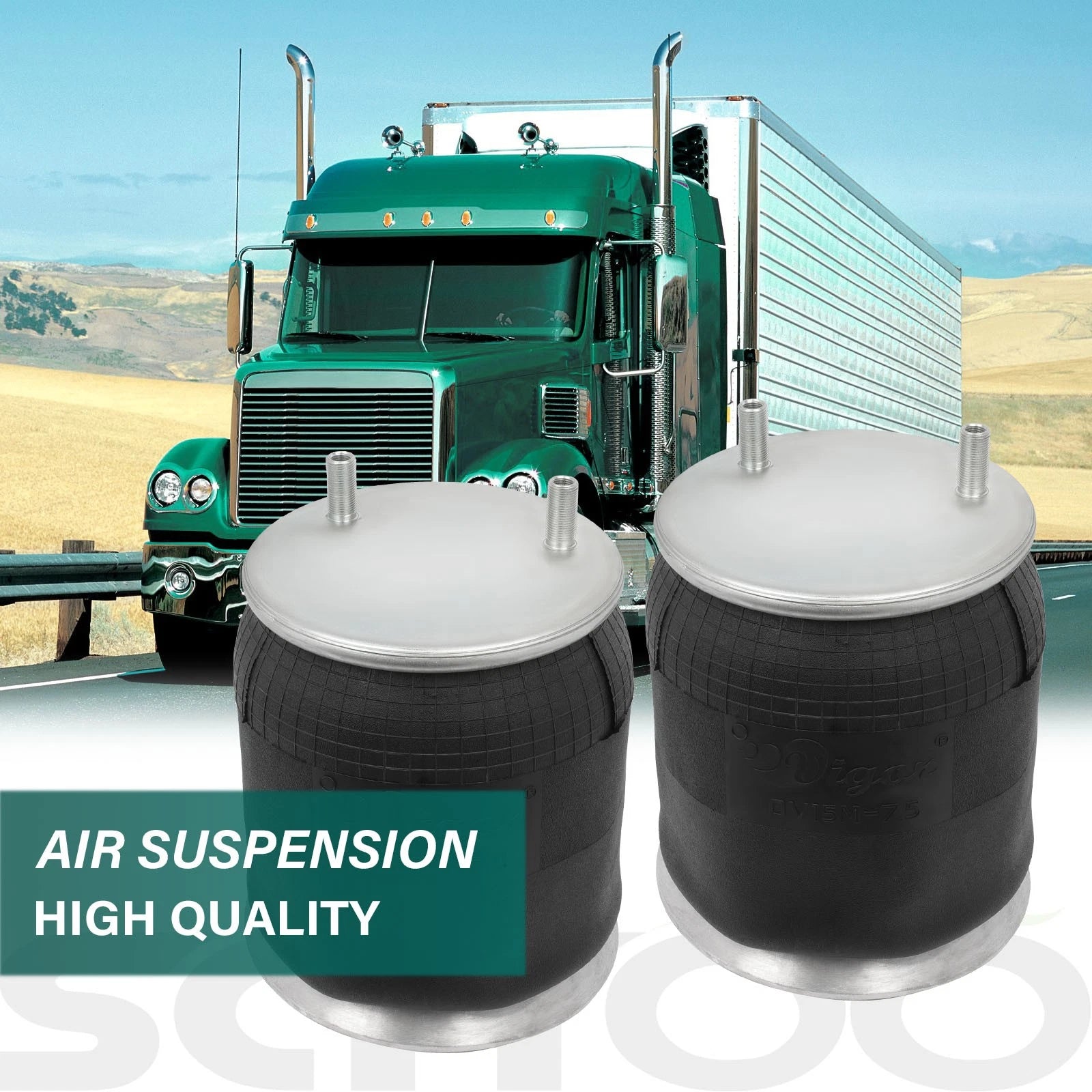 Pair Air Suspension Spring Bags W01-358-9974 1R12-1048 for Navistar