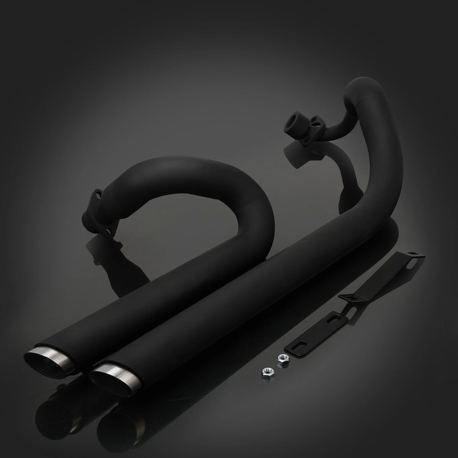 Shortshots Staggered Exhaust Pipe for Yamaha V Star 650 XVS650 (1998–2011)