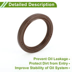 1 Pcs Crankshaft Oil Seal for Hyundai Elantra, Kia Forte, Soul (No. 21421-2E000)