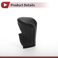 Car Gear Shift Knob Cover for Honda Accord (2008-2012) - Pebbled Black Faux Leather