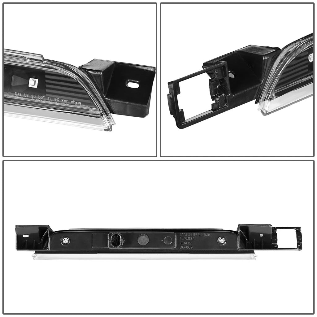 LED Third Brake Light for Chevy Equinox (2010–2017) - Black Housing