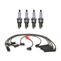Denso 7mm Wire Set & 4 U-Groove Spark Plugs for Dodge Eagle Plymouth L4