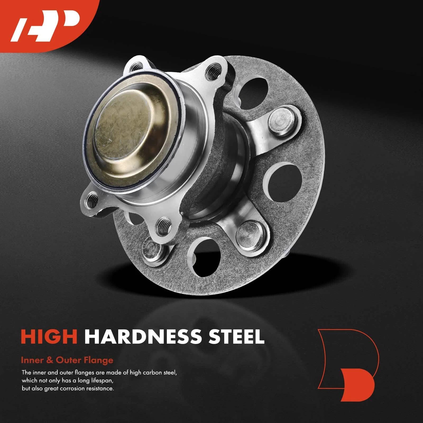 2X Rear Wheel Hub & Bearing Assembly for Honda Civic (2013–2015)