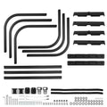 Adjustable Aluminum Bed Extender for Small Truck (49-61in)