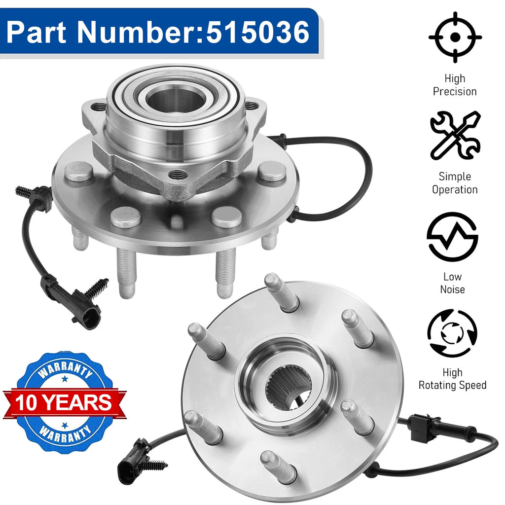 Front Wheel Bearing Hub for Chevy GMC Silverado Sierra Tahoe Yukon (2015–2020)