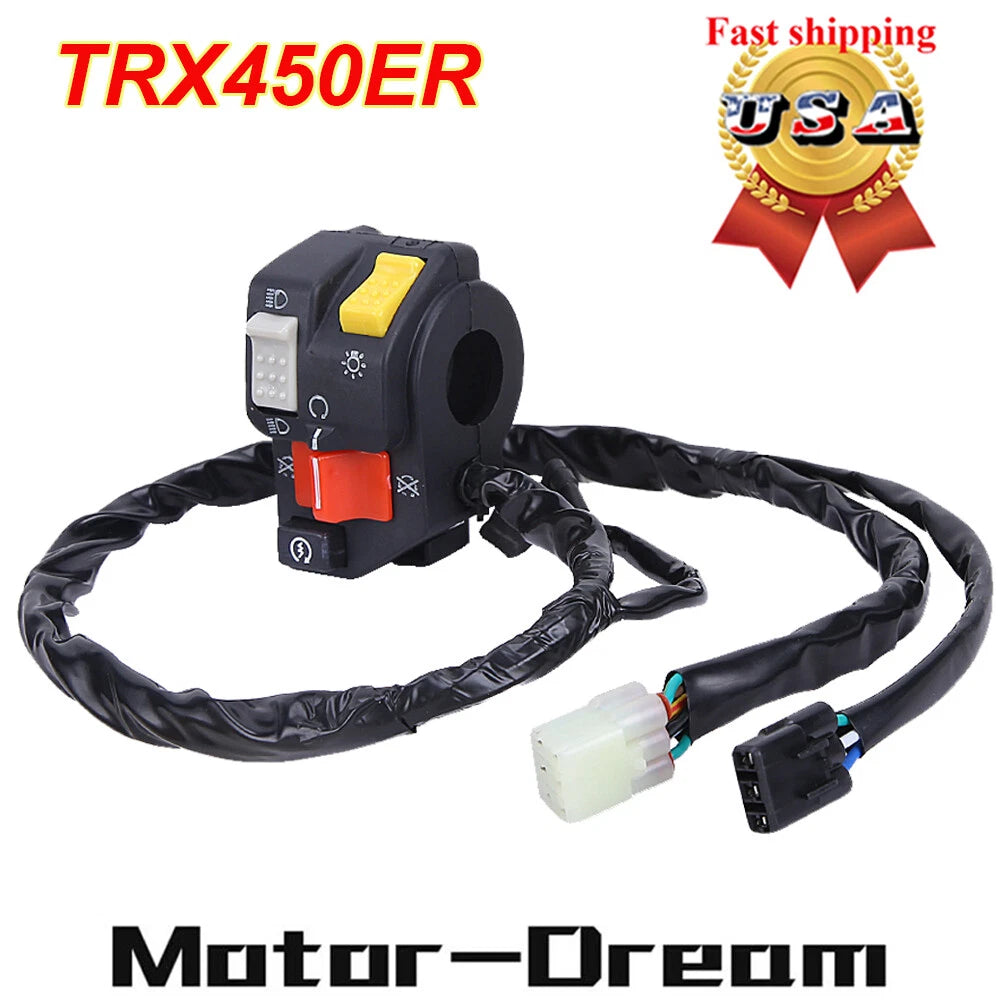Left Handlebar Kill Switch for Honda TRX450ER (2006–2014)