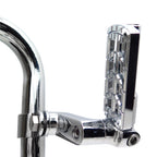 Chrome Dominator CNC FootPeg for Harley Softail (1.25" Clamp, 32mm)