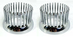Chrome Flush Mount Tail Light Bezels and Lenses for 1959 Cadillac (Set of 4)
