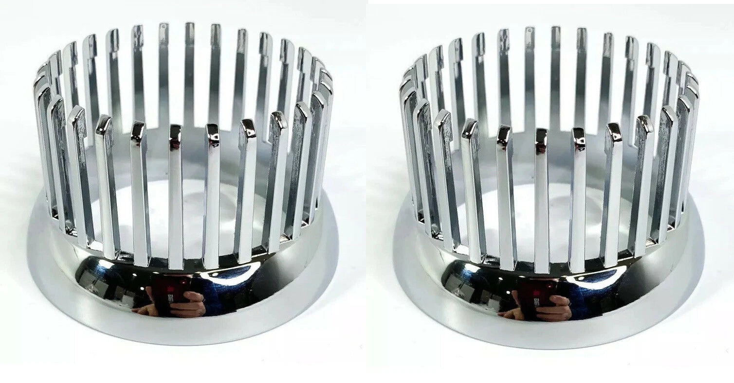 Chrome Flush Mount Tail Light Bezels and Lenses for 1959 Cadillac (Set of 4)