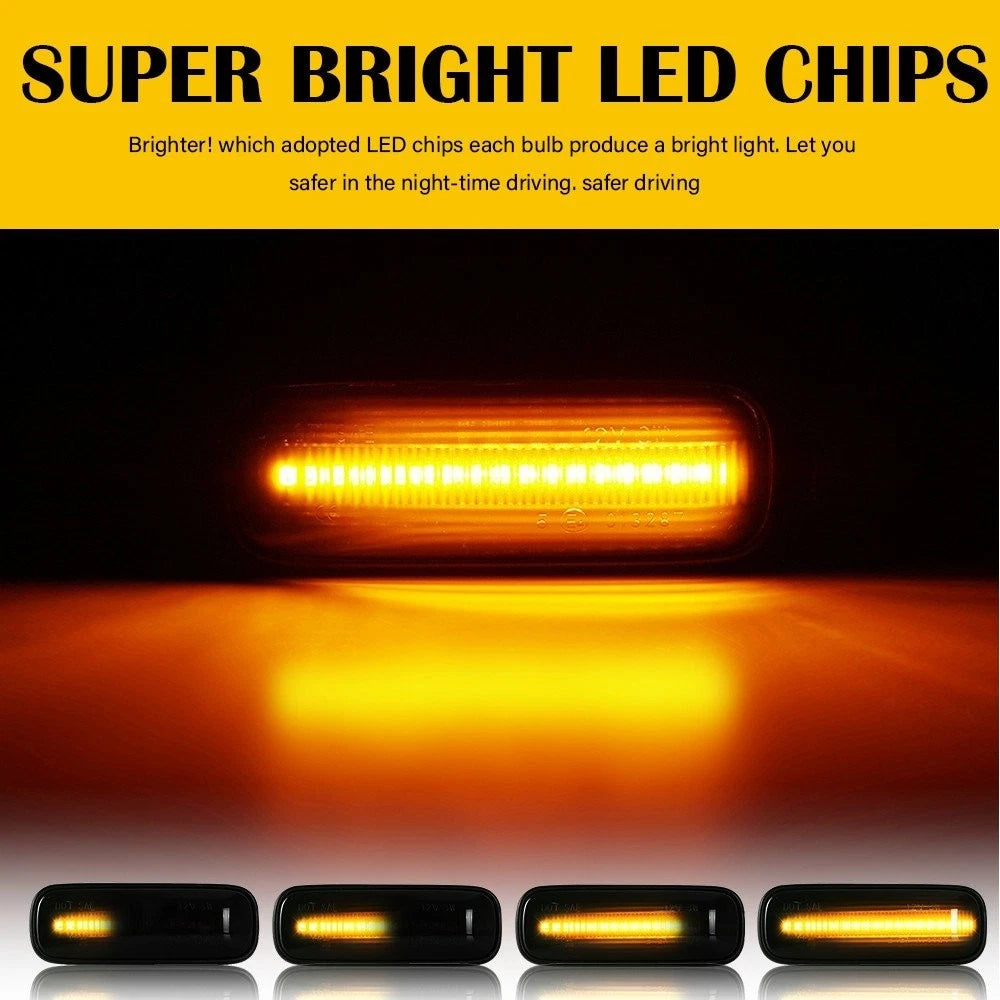 Smoke LED Side Marker Lights for Honda Civic (1996–2000)
