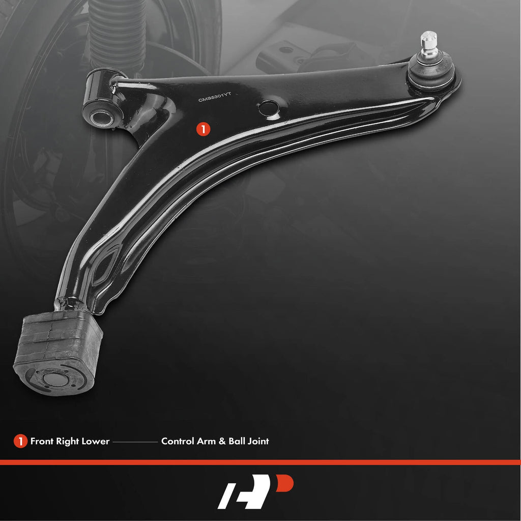 Front Right Lower Control Arm Ball Joint for Chevy Geo Pontiac Suzuki (1993–1998)