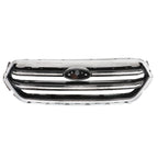 Front Grille Bumper for Ford Escape (2017â2019) Black Chrome