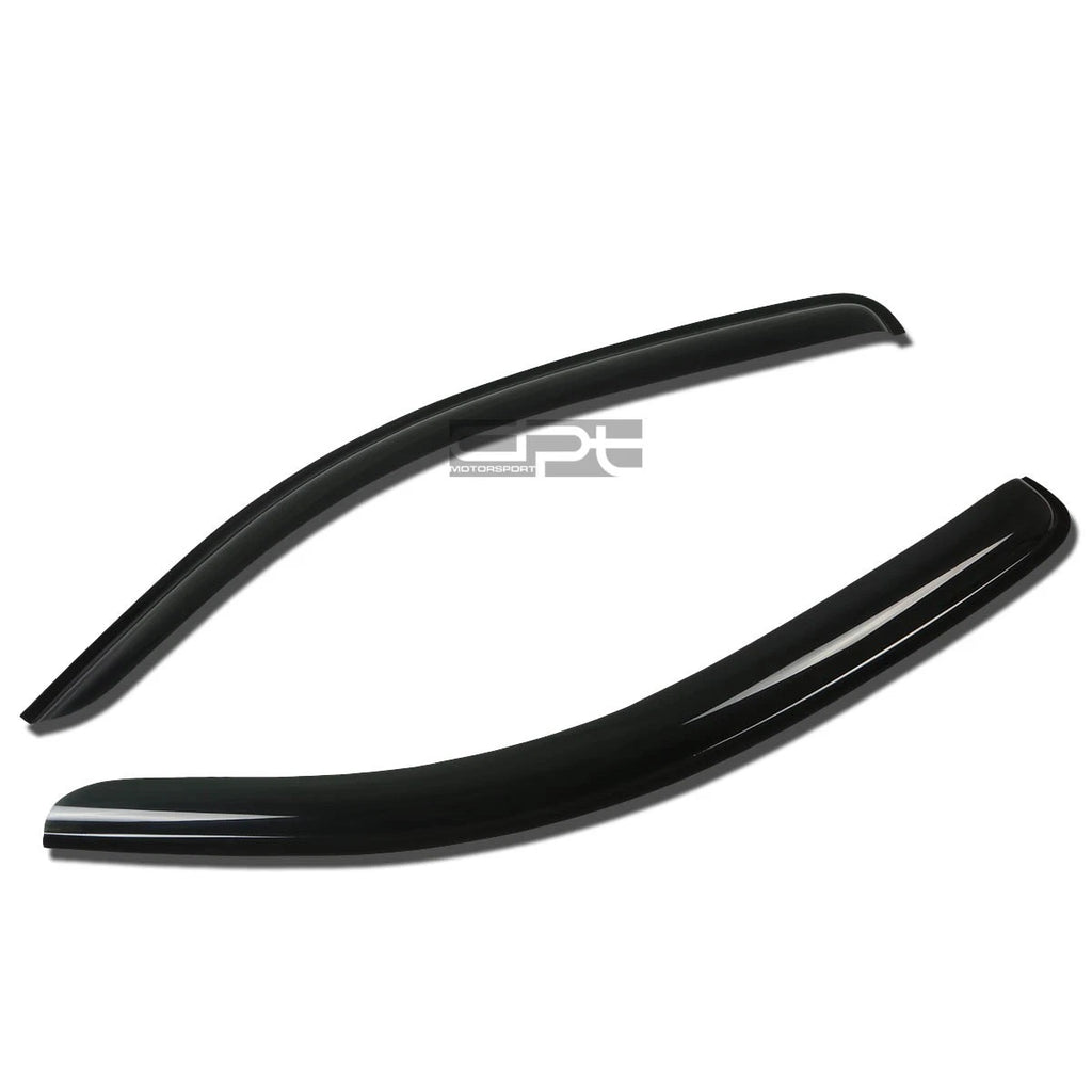 Set of 2 Window Visors for Toyota Tacoma Ext Cab (2005–2014) Smoke Tint