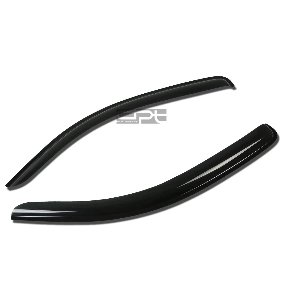 Set of 2 Window Visors for Toyota Tacoma Ext Cab (2005–2014) Smoke Tint