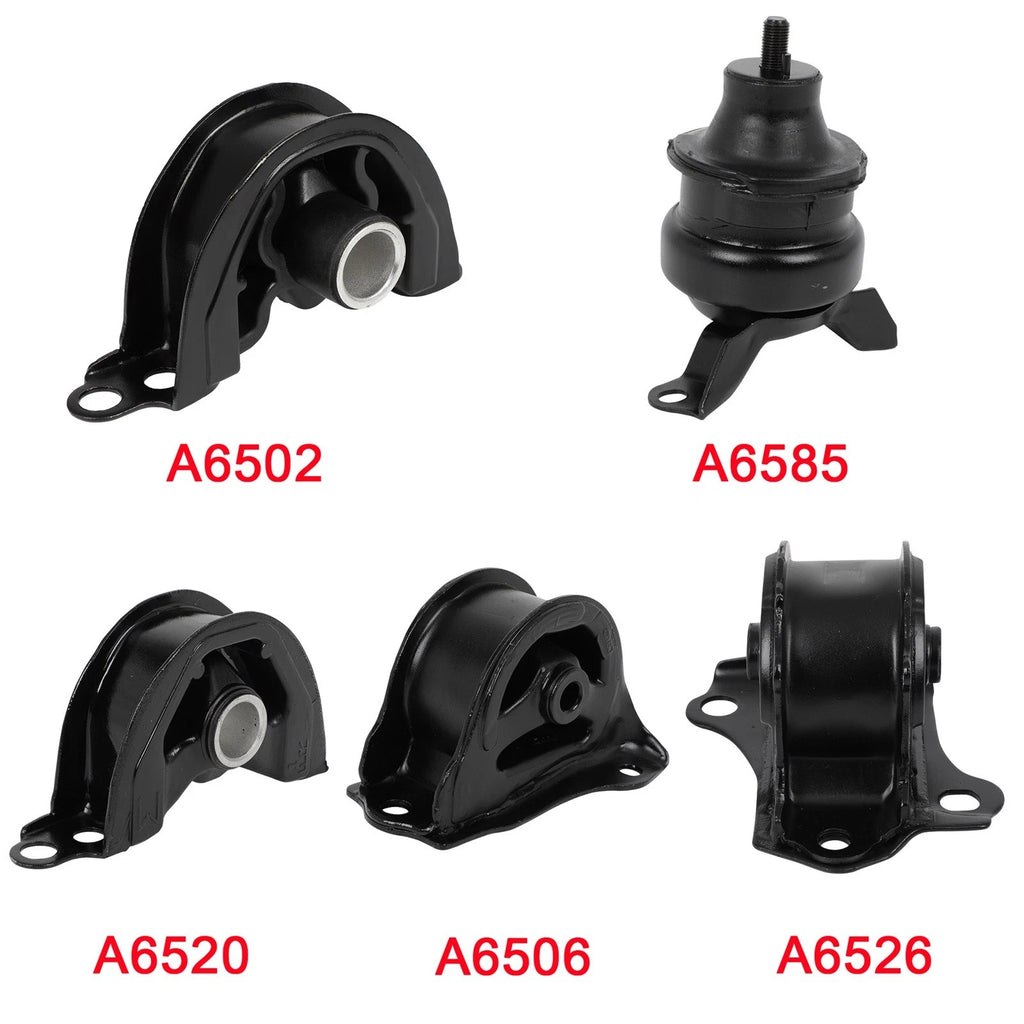 5Pcs Engine Motor & Transmission Mount for Honda CR-V (1997–2001)