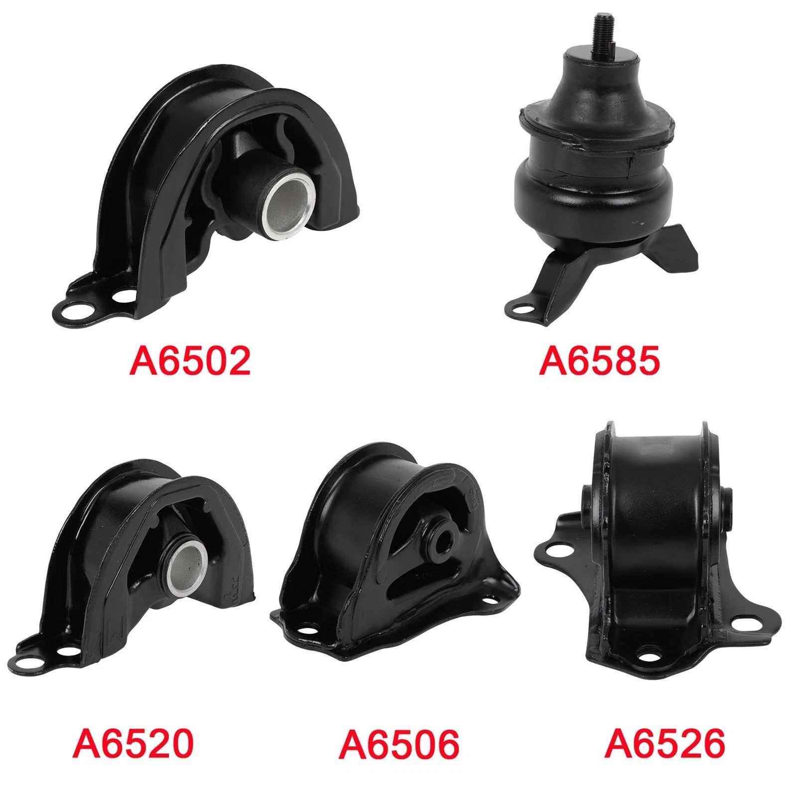 5Pcs Engine Motor & Transmission Mount for Honda CR-V (1997–2001)