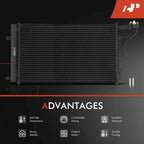 A/C Condenser with Receiver Drier & Bracket for Kia Forte GT (2019-2023)