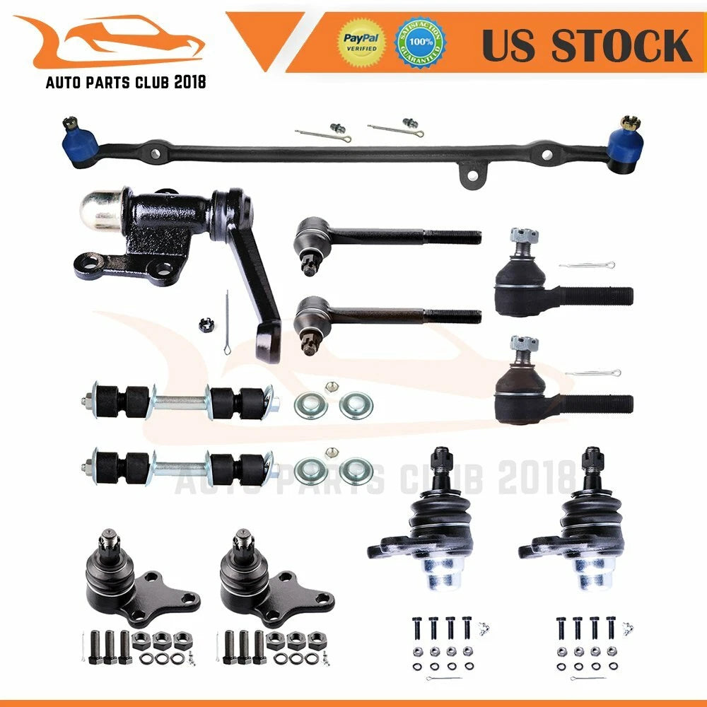 Set of 12 Suspension Front Tie Rod Ends for Toyota Pickup (1989–1995)