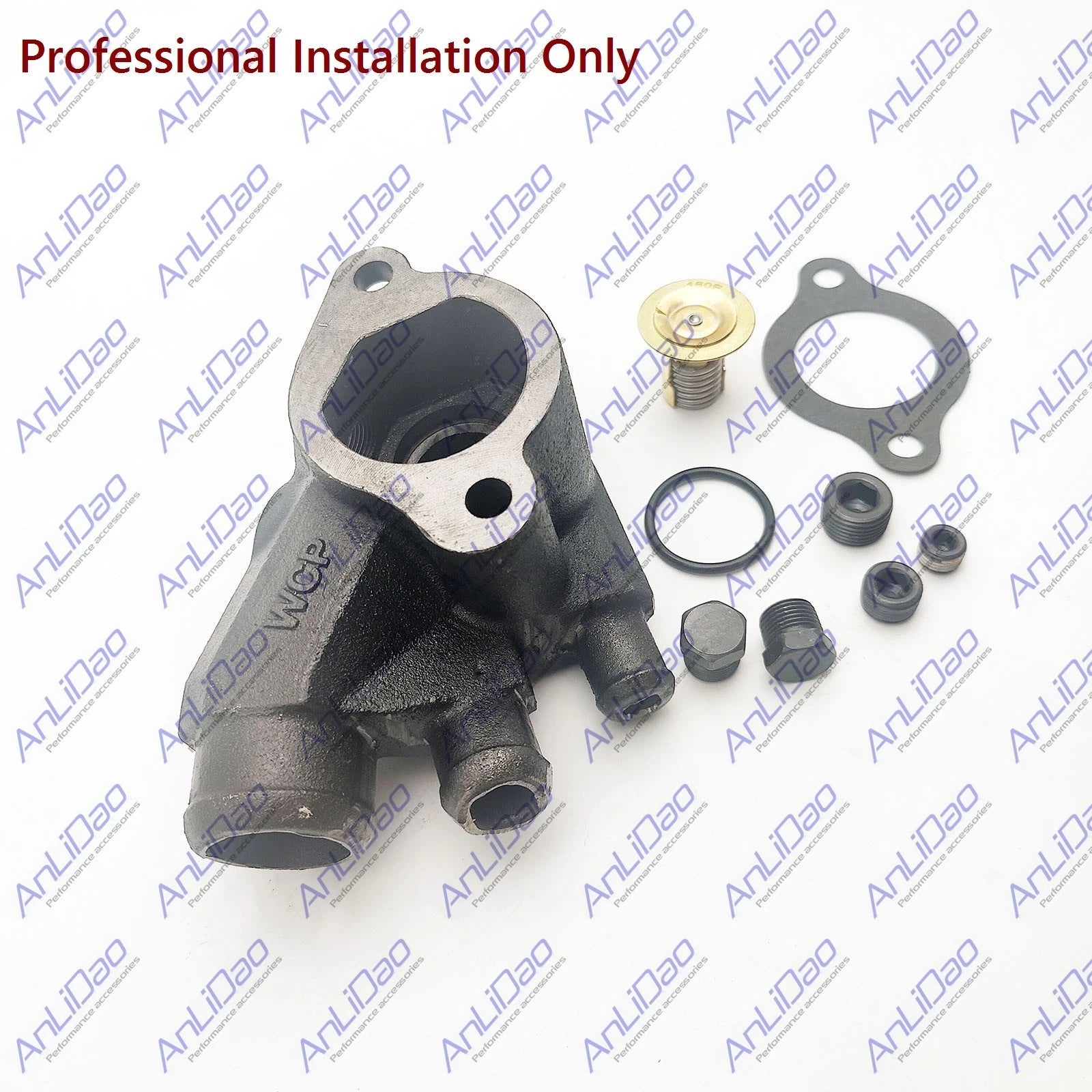 Thermostat Housing Kit for Volvo Penta OMC V6 V8 (3850360, 0987716, 0910179, 0986292)