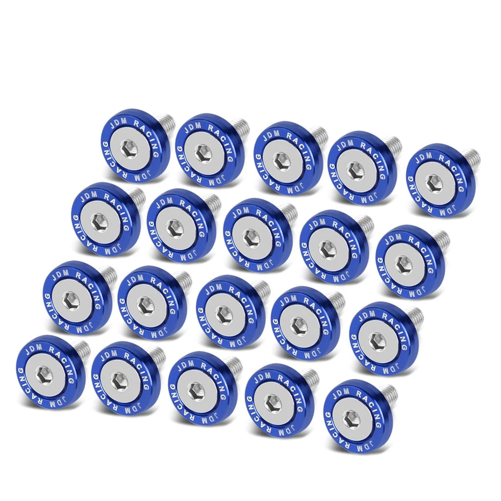 20 Pcs Blue 20mm Aluminum Fender Washers for M6 x 1.0 Bolt Holes