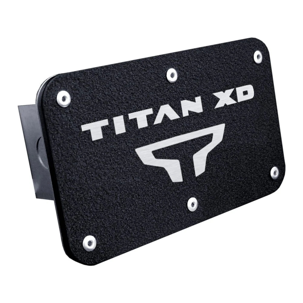 Textured Black Class 3 Trailer Hitch Plug for Nissan Titan XD