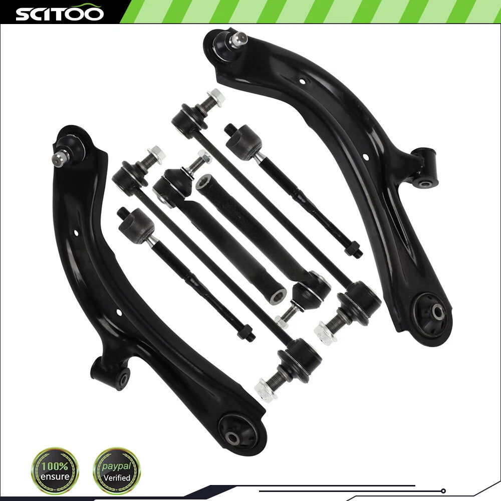 Control Arm with Ball Joints Tie Rod End Sway Bar for Chevrolet City Express (2015–2018)