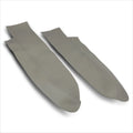 Set of 2 Front Door Armrest Covers for Honda CR-V (2007–2012) Microfiber Leather Grey