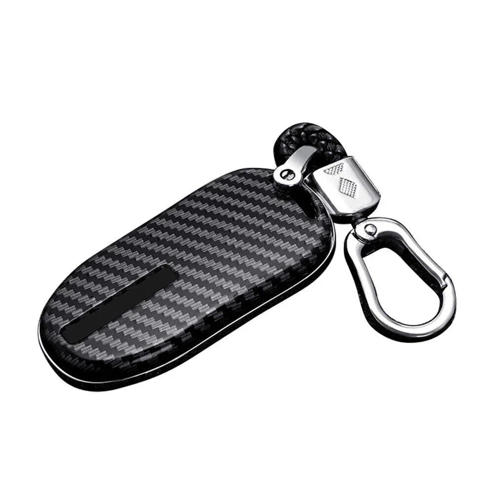 Carbon Fiber Key Fob Case Cover for Tesla Model 3, Model S (2017-2023)