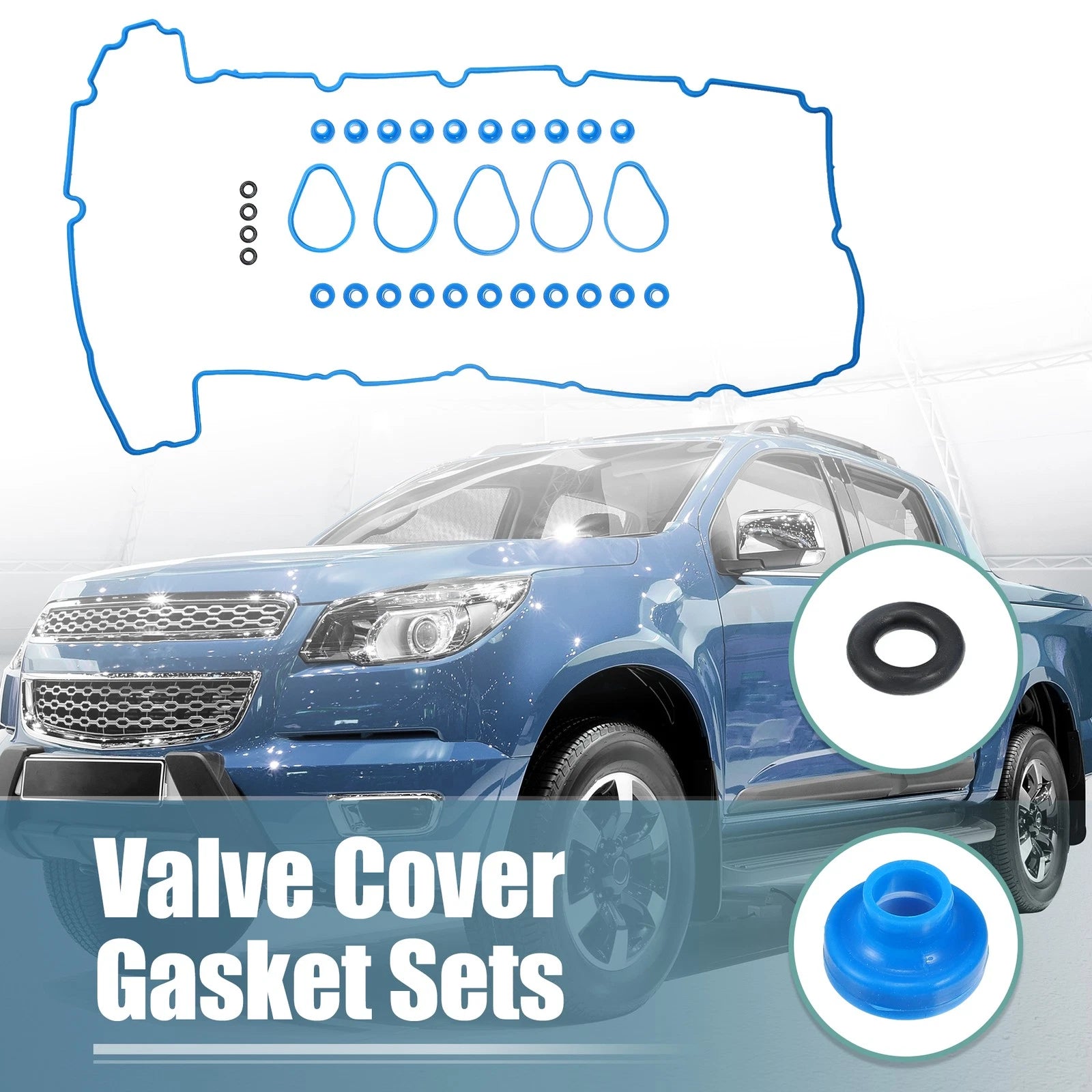 Valve Cover Gasket Seal Set Kit w/Grommets VS50462 for Chevy GMC Hummer 