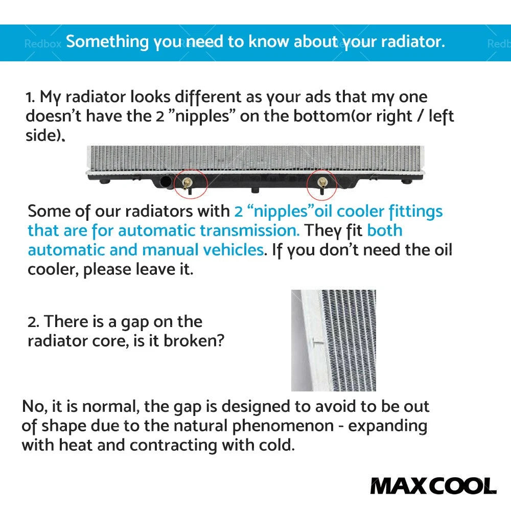 Radiator for Suzuki Jimny SN413 1.3 (1998–Present)