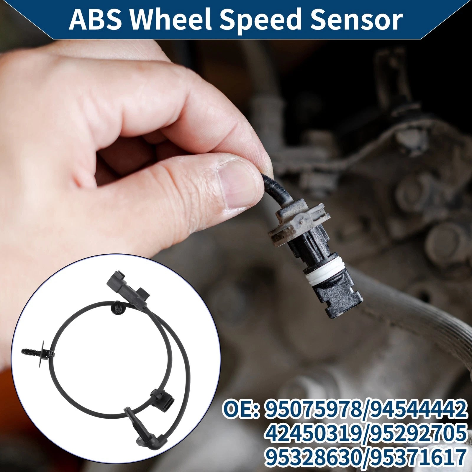ABS Wheel Speed Sensor for Chevrolet Trax (2015–2022) No. 95075978/94544442