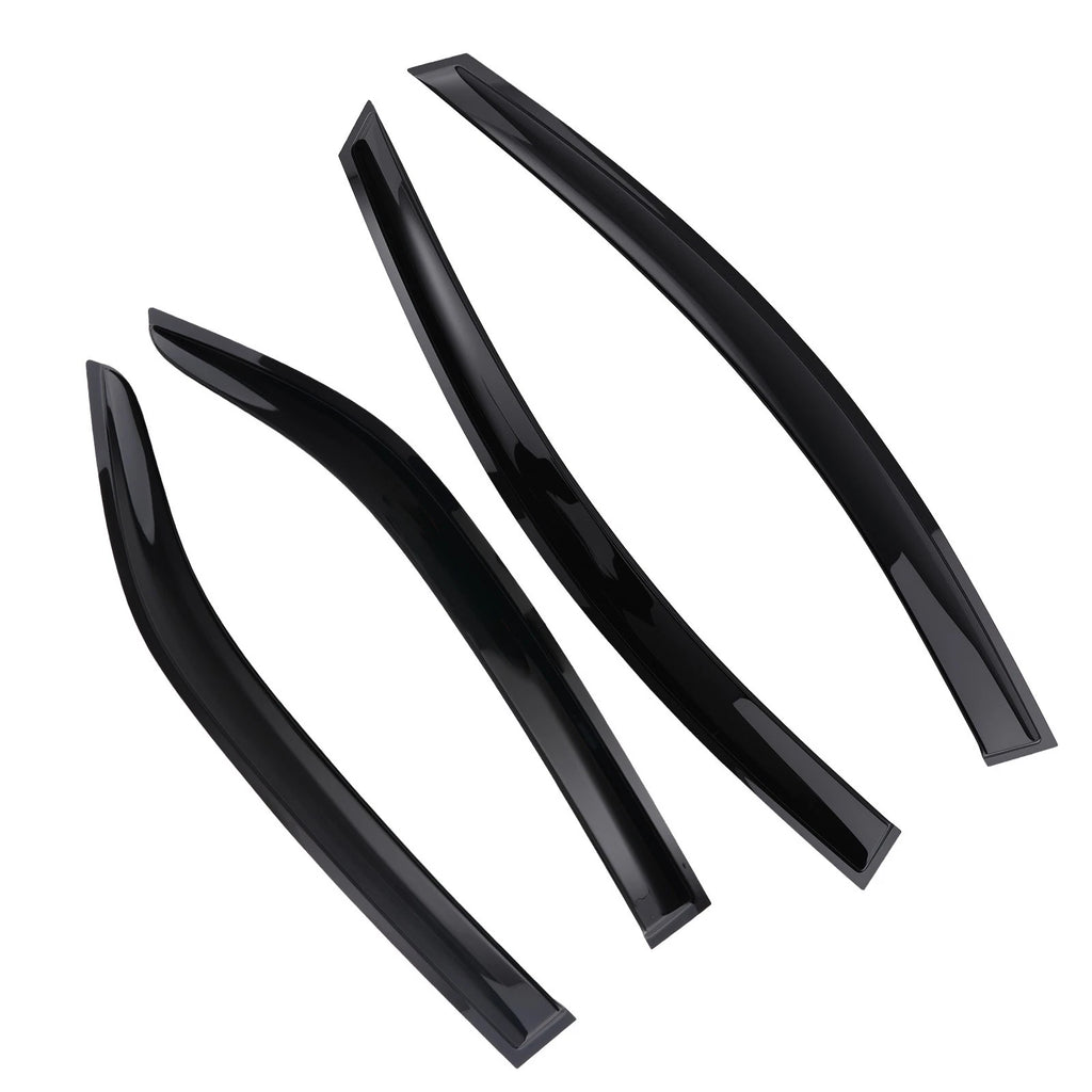 Vent Rain Guard Visor for Kia Forte Sedan (2009–2013) 4Pc Acrylic 2.5mm