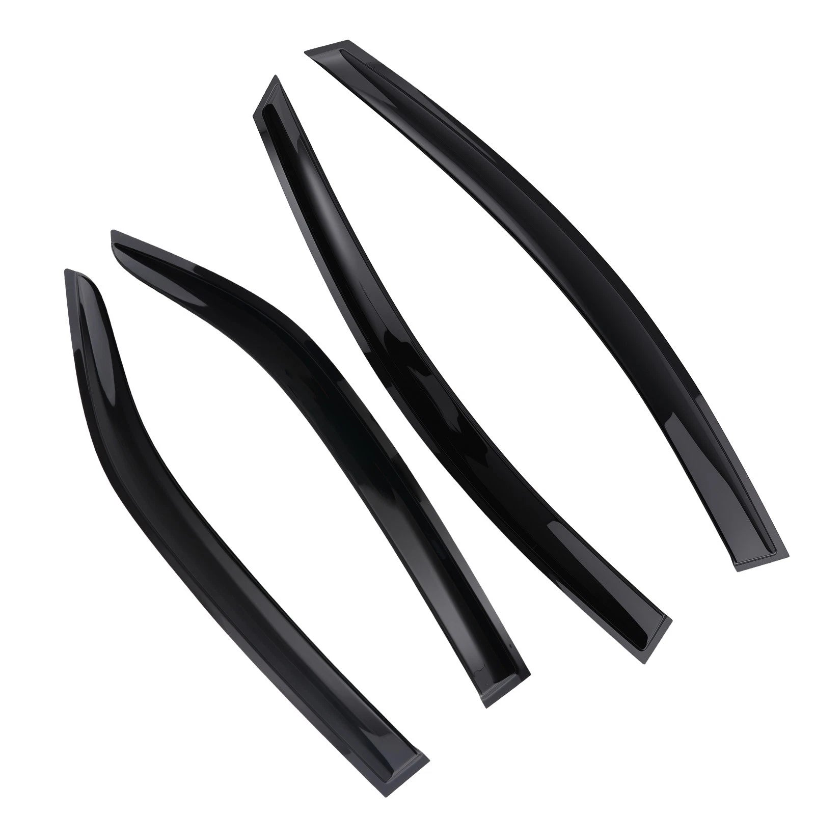 Vent Rain Guard Visor for Kia Forte Sedan (2009–2013) 4Pc Acrylic 2.5mm