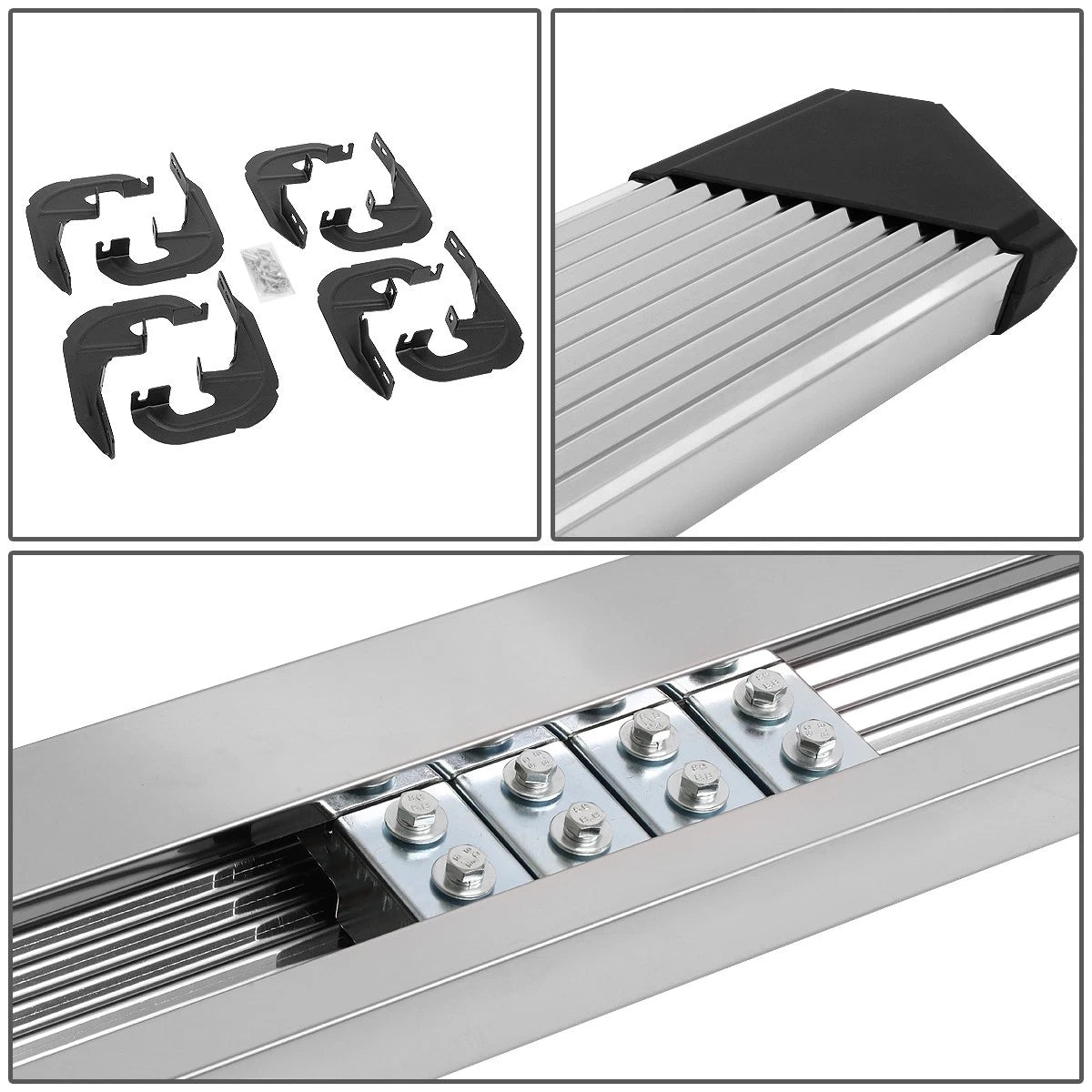 Stainless Pleated Step Bar Running Board for Silverado 1500 (2019–2022)