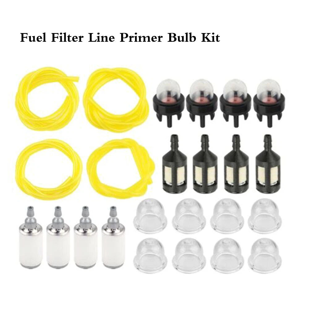Fuel Line Hose Filter Primer Bulb Kit for Poulan Weedeater 530095646 (N/A)