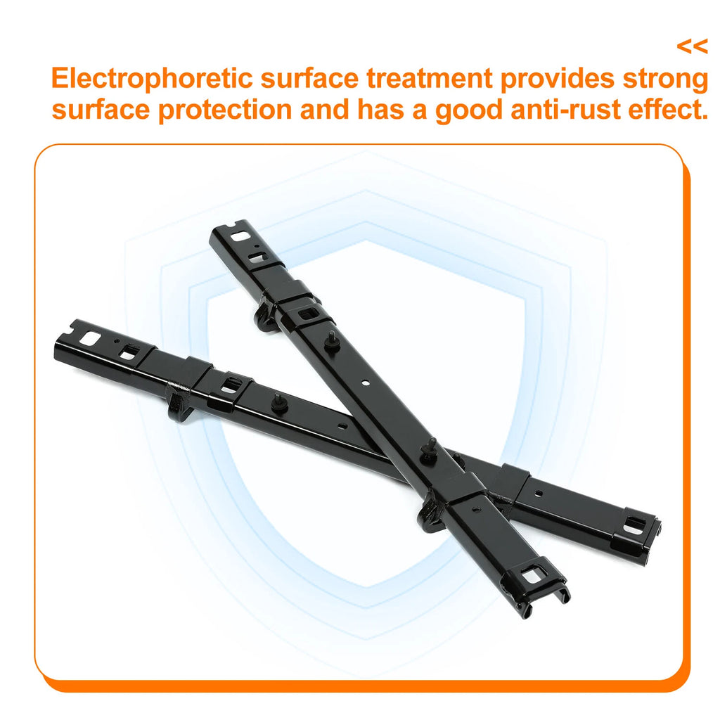 2X Steel Floor Track Bracket for Ford Transit (2015–2023)