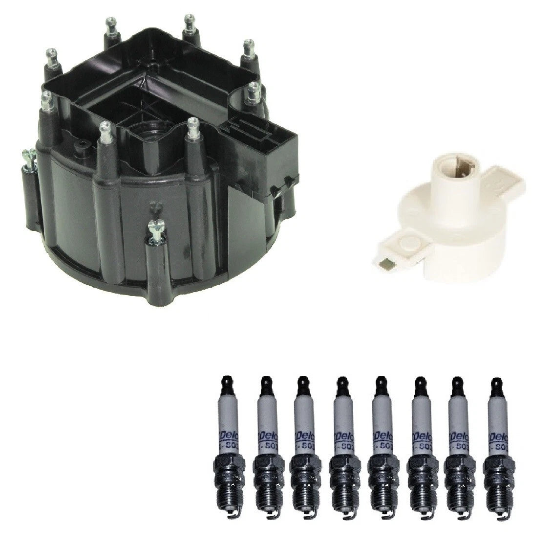 Distributor Rotor Cap & Spark Plugs Kit for Chevy Camaro 5.0L V8 (1987)