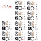 Set of 10 Carburetor Gasket Rebuild Kit for Walbro 43CC 52CC (N/A)
