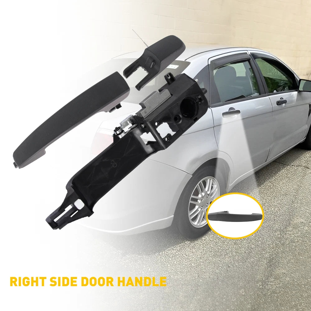 Set of 2 Exterior Door Handles for 2008-2011 Ford Focus
