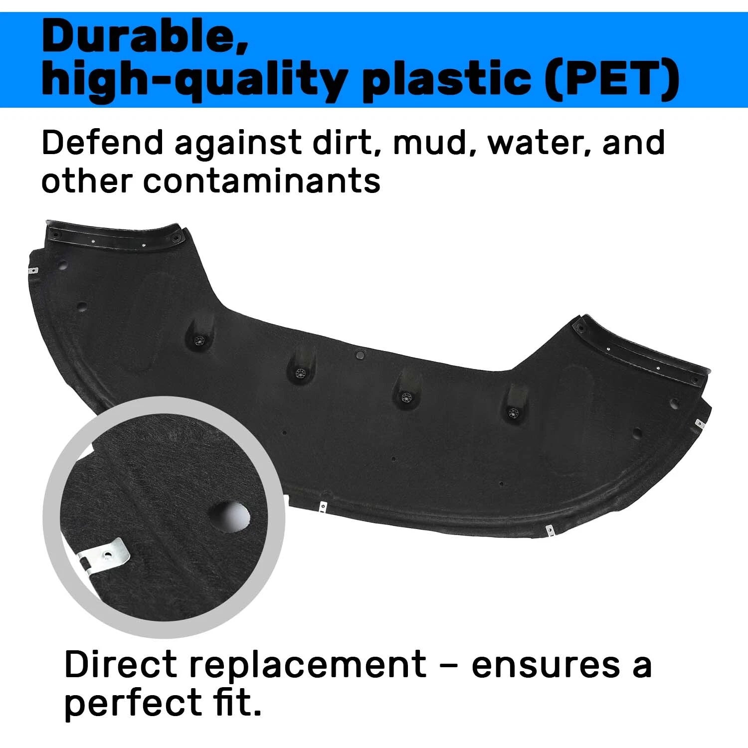 Front Engine Splash Shield Under Cover for Kia Optima (2019–2020) 29110D5500
