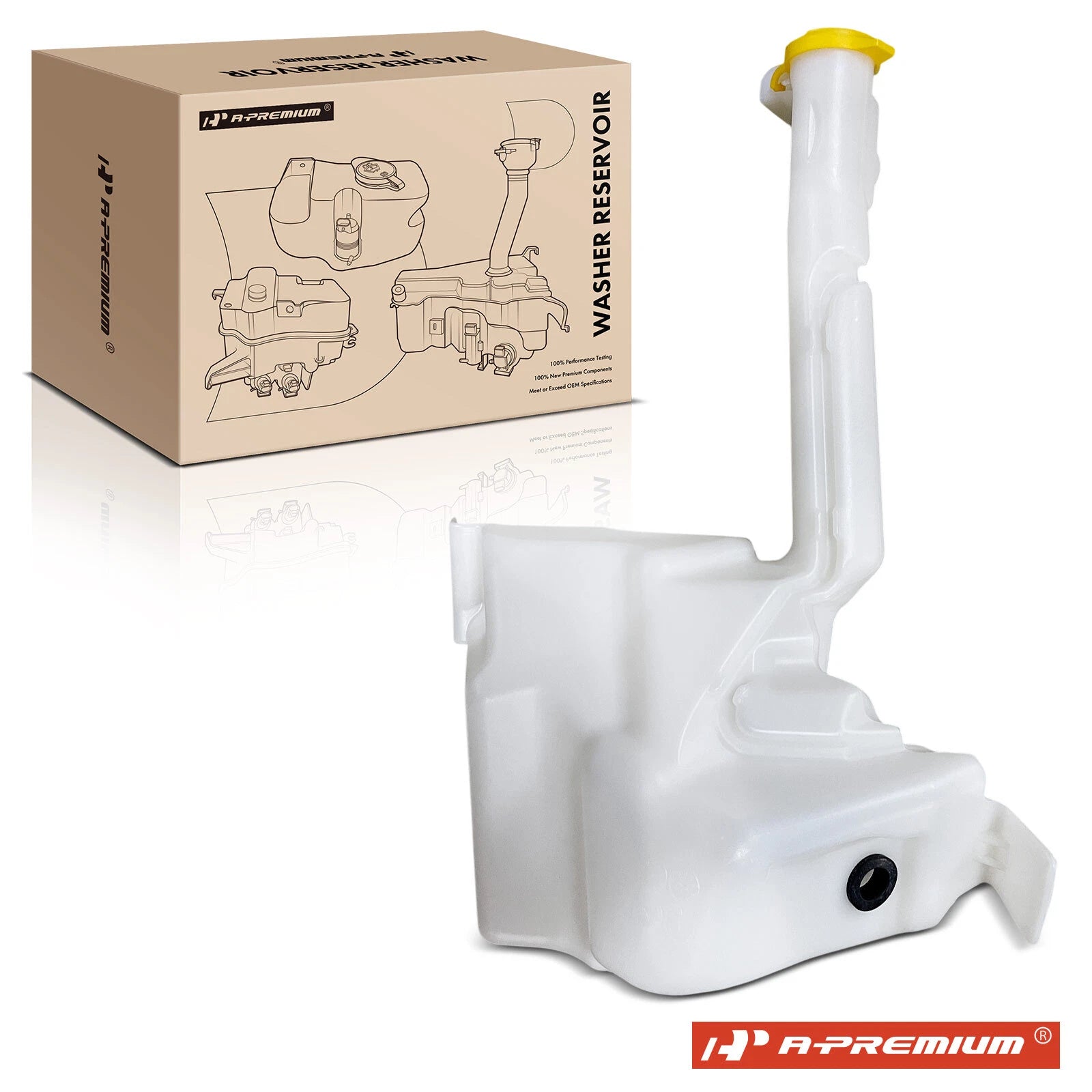 Windshield Washer Reservoir with Cap for Jeep Grand Cherokee 