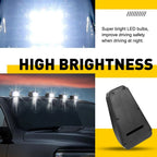 5PCS LED Solar Powered Cab Roof Lights for Pickup Truck (EPY)