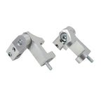 Silver Aluminum CNC Motorcycle Foot Pegs