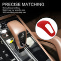 Gear Shift Knob Cap Cover for Porsche Cayenne 2018-2025 Red Console 1 x
