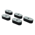 Set of 5 Air Filters for Home Garden Mower