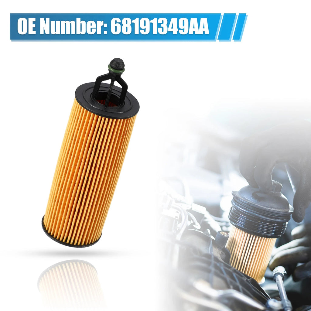 Set of 2 Engine Oil Filters 68191349AA 68191349AB for Dodge Ram 1500 Avenger